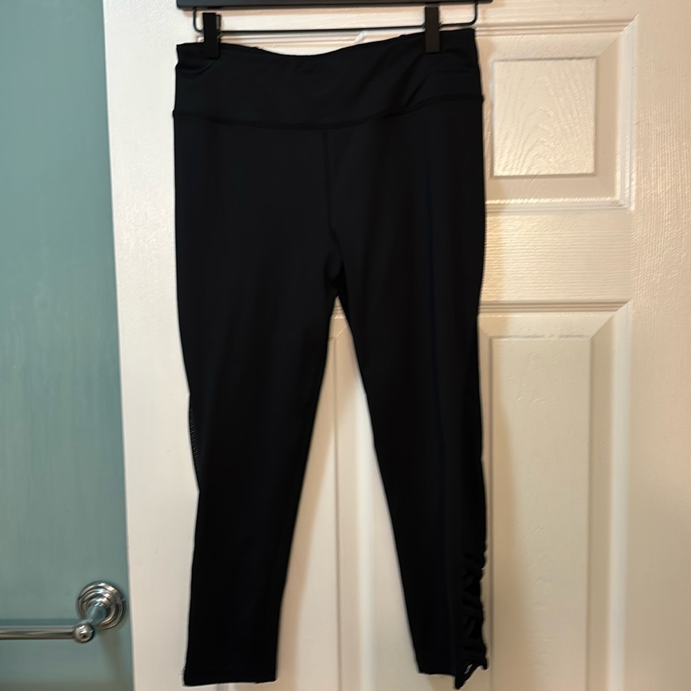 Betsy Johnson lattice/ mesh leggings